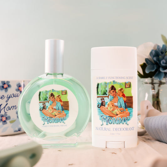 Mommy - Fragrance & Function Duo - Sugared Oats, Snuggly Cashmere, Caramelized Honey