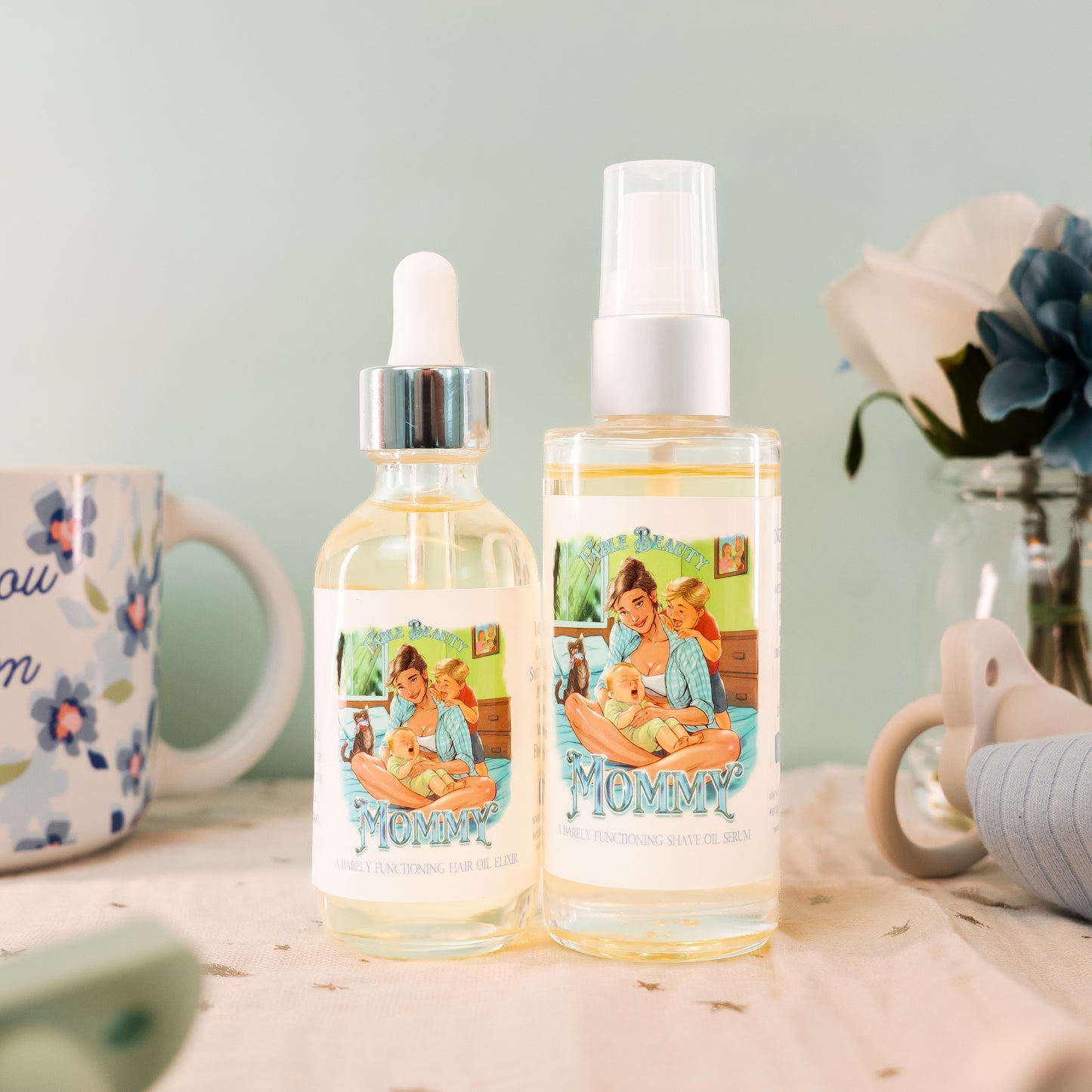 Mommy - Razor and Radiance Duo - Sugared Oats, Snuggly Cashmere, Caramelized Honey