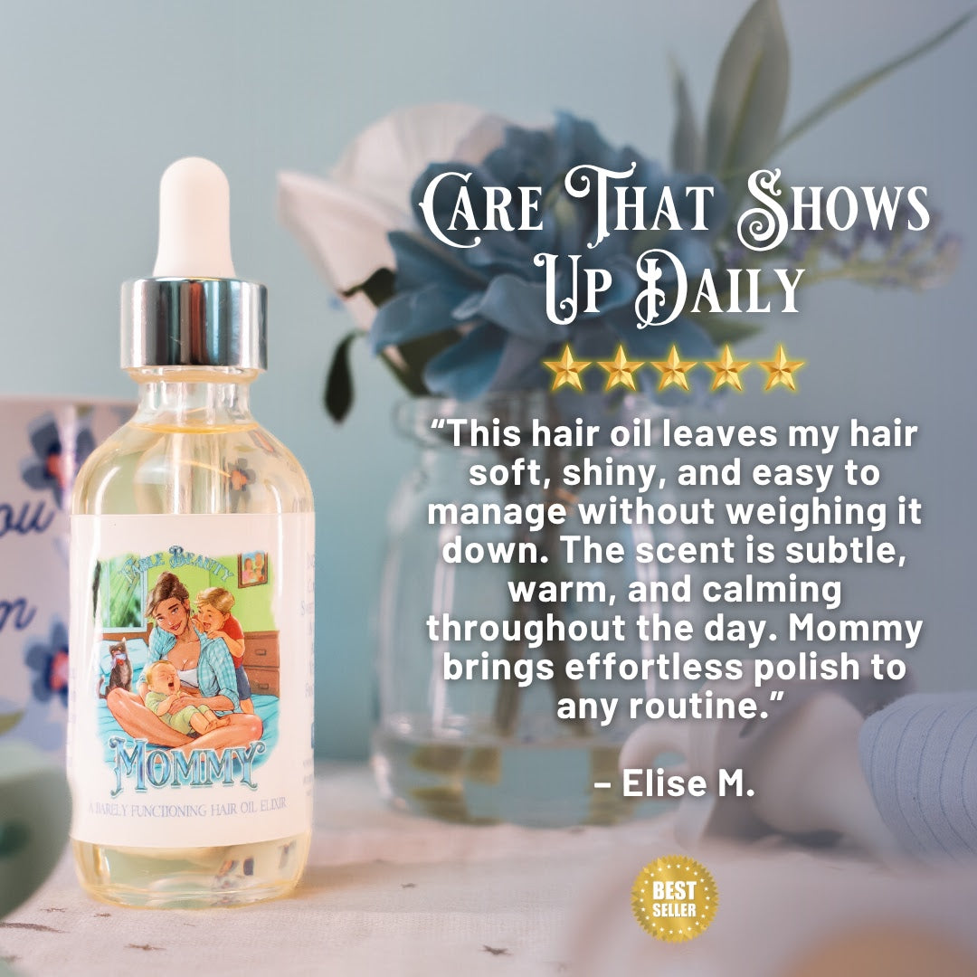 Mommy - Hair Oil Elixir - Sugared Oats, Snuggly Cashmere, Caramelized Honey