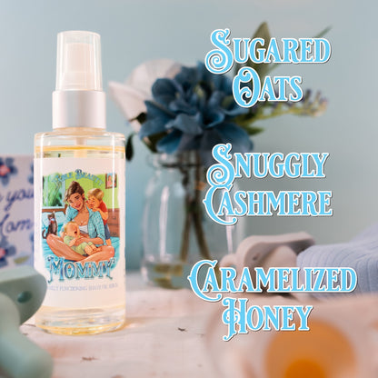 Mommy - Shave Oil Serum - Sugared Oats, Snuggly Cashmere, Caramelized Honey