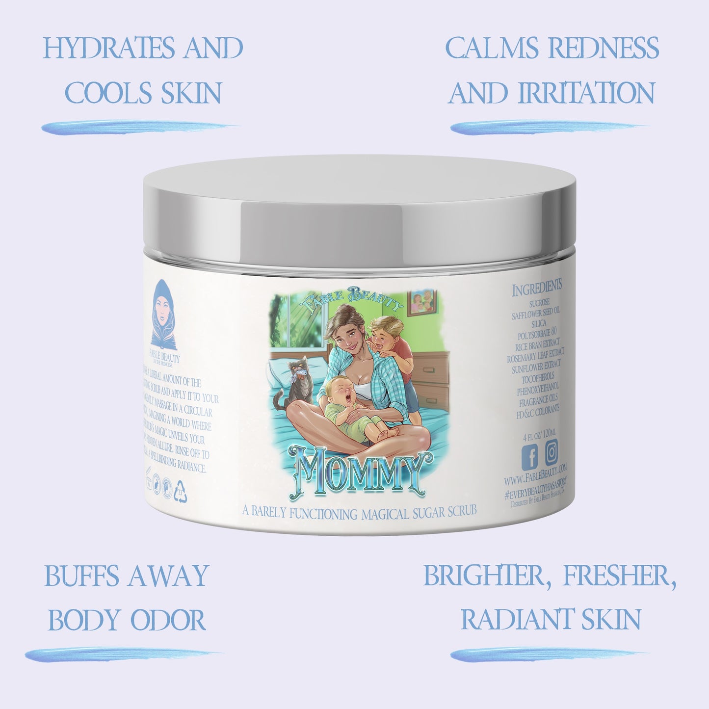 Mommy - Magical Sugar Scrub - Sugared Oats, Snuggly Cashmere, Caramelized Honey