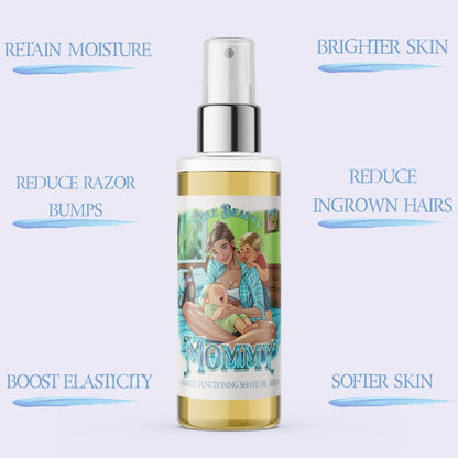 Mommy - Shave Oil Serum - Sugared Oats, Snuggly Cashmere, Caramelized Honey
