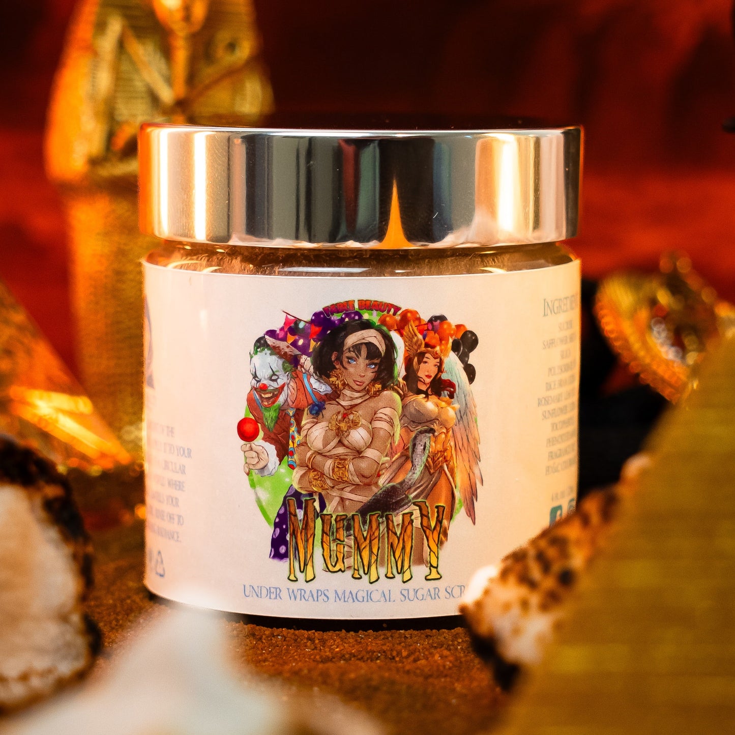 The Mummy - Magical Sugar Scrub - Rich Sandalwood, Marshmallow Crème, Dark Amber