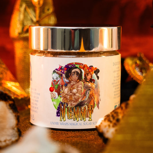 The Mummy - Magical Sugar Scrub - Rich Sandalwood, Marshmallow Crème, Dark Amber