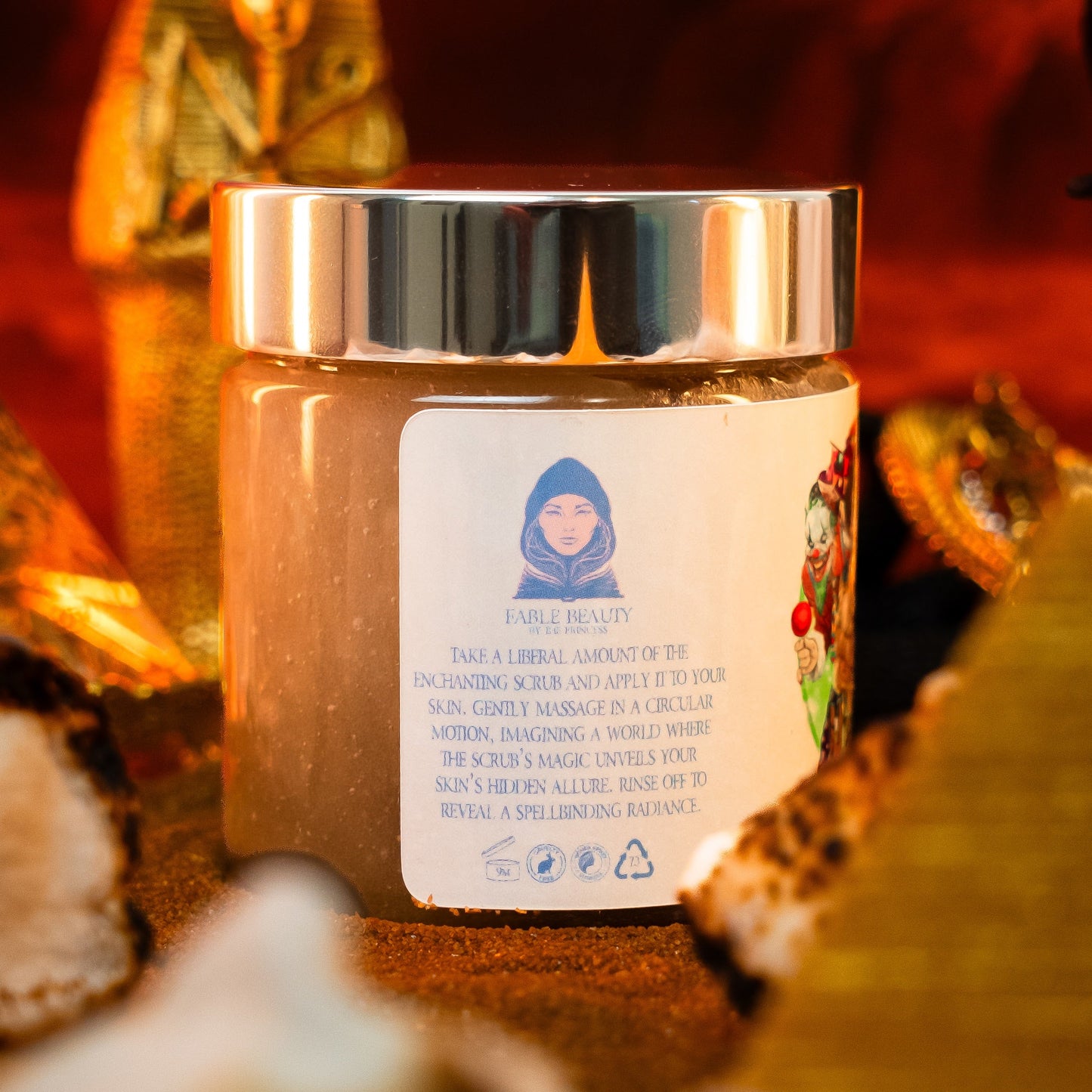 The Mummy - Magical Sugar Scrub - Rich Sandalwood, Marshmallow Crème, Dark Amber