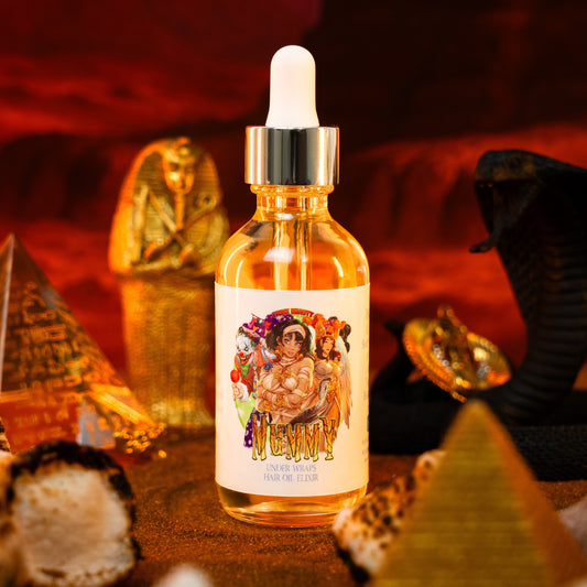 The Mummy - Hair Oil Elixir - Rich Sandalwood, Marshmallow Crème, Dark Amber