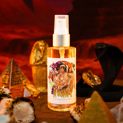 The Mummy - Shave Oil Serum - Rich Sandalwood, Marshmallow Crème, Dark Amber
