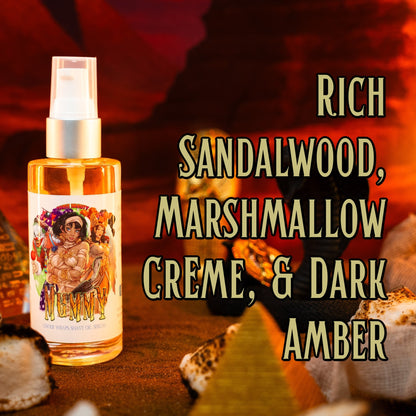 The Mummy - Shave Oil Serum - Rich Sandalwood, Marshmallow Crème, Dark Amber