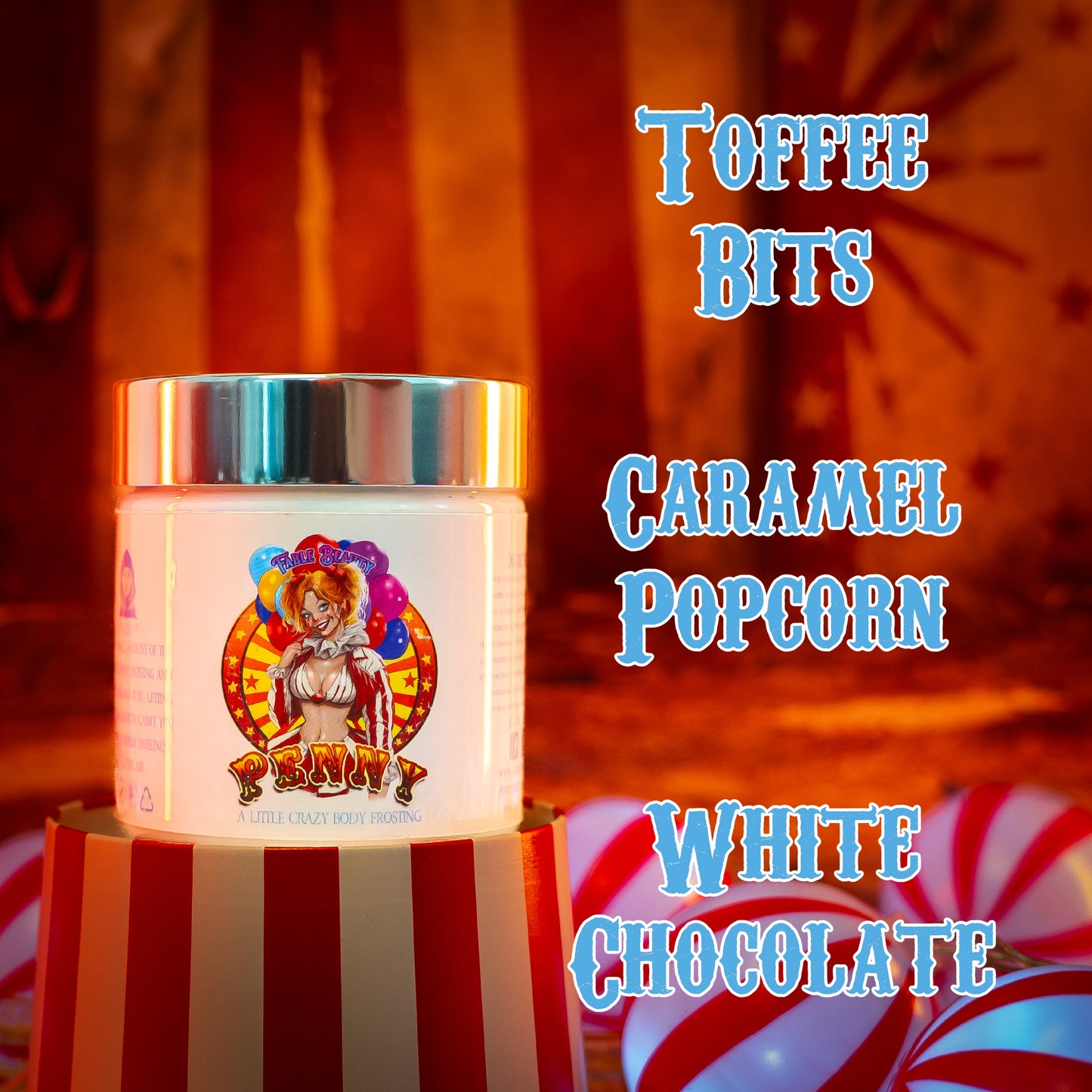 Penny - Body Frosting - Toffee Bits, Caramel Popcorn, White Chocolate