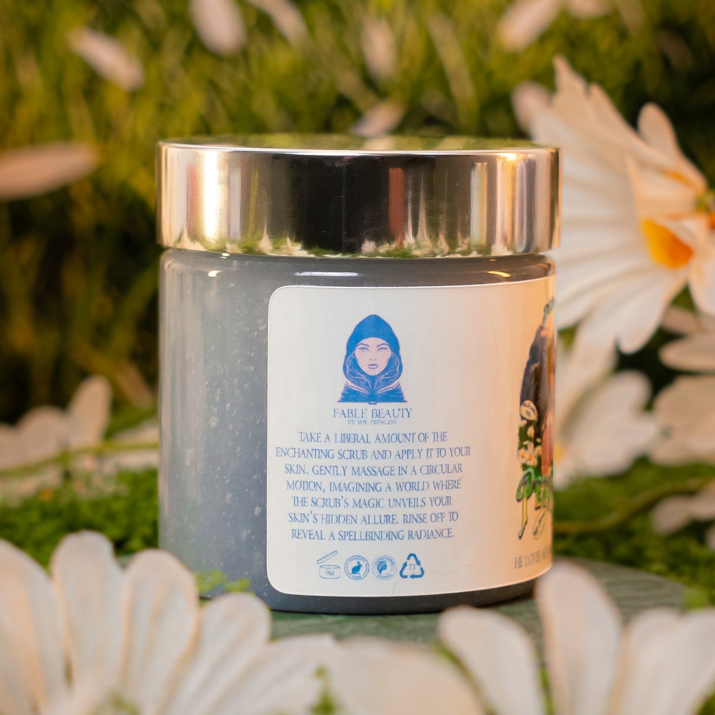 Petal Wish - Magical Sugar Scrub - Sprouted Daisies, Airy Clean Cotton, Fresh Fields
