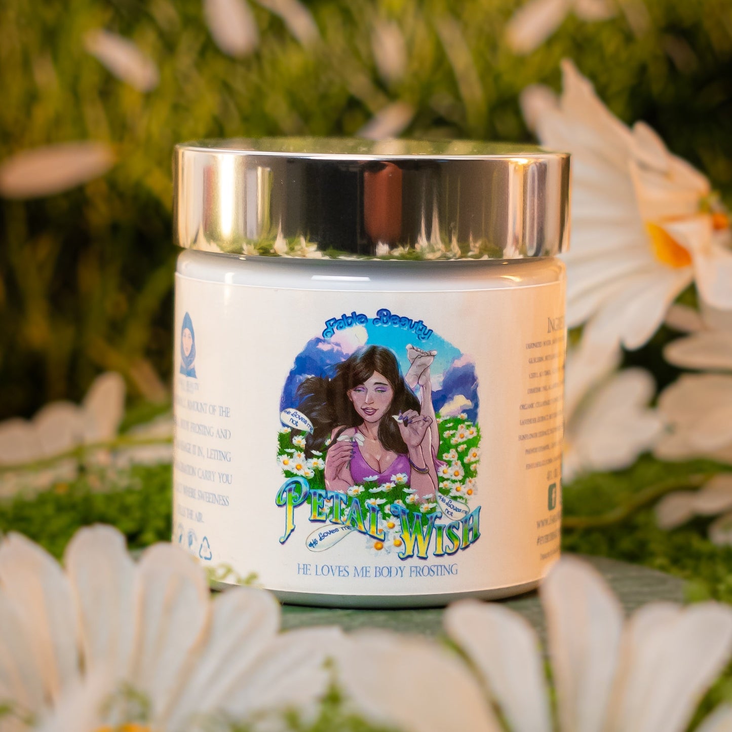 Petal Wish - Body Frosting - Sprouted Daisies, Airy Clean Cotton, Fresh Fields