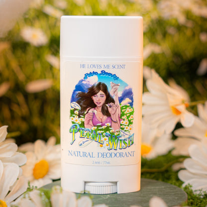 Petal Wish - Natural Deodorant - Sprouted Daisies, Airy Clean Cotton, Fresh Fields