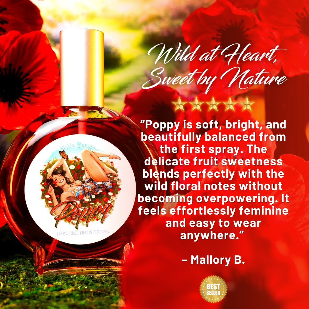 Poppy - Perfume - Wild Poppies, Honeyed Fig, Delicate Pear