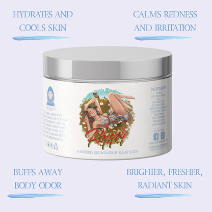 Poppy - Magical Sugar Scrub - Wild Poppies, Honeyed Fig, Delicate Pear