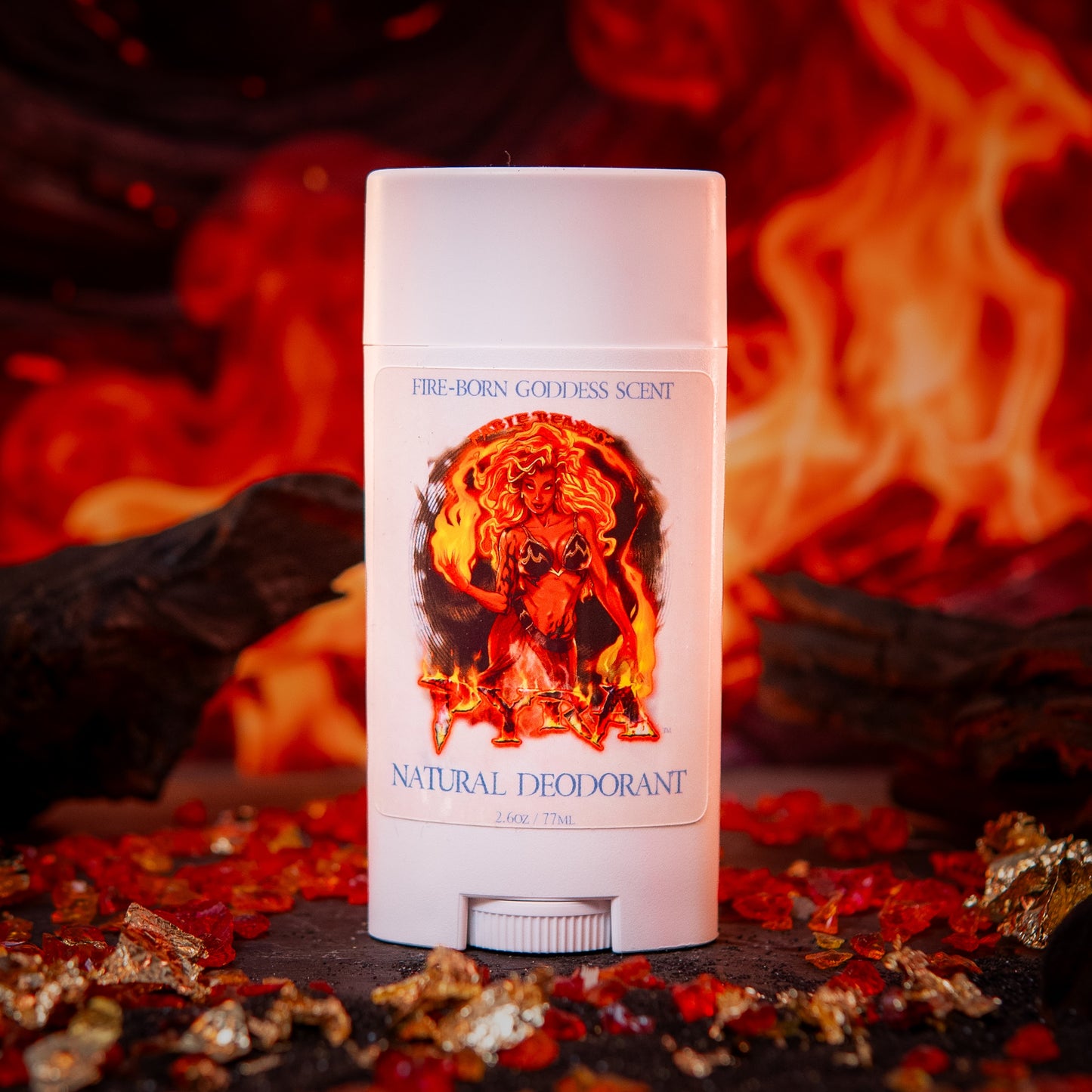 Pyra - Natural Deodorant - Smooth Palo Santo, Invigorating Mandarin, Coconut Shavings