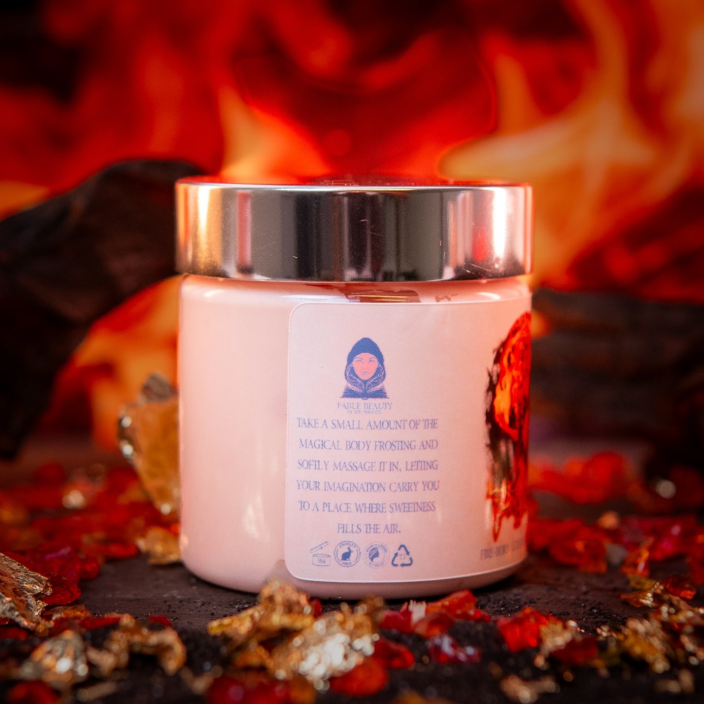 Pyra - Body Frosting - Smooth Palo Santo, Invigorating Mandarin, Coconut Shavings
