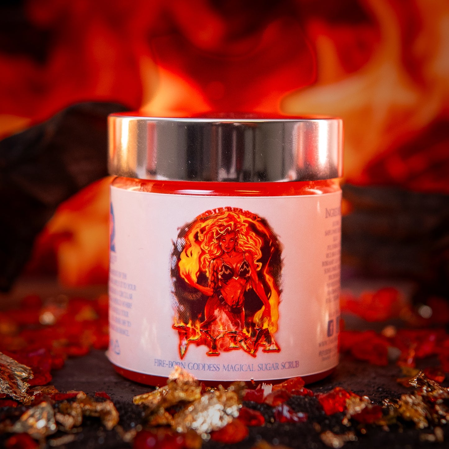 Pyra - Magical Sugar Scrub - Smooth Palo Santo, Invigorating Mandarin, Coconut Shavings