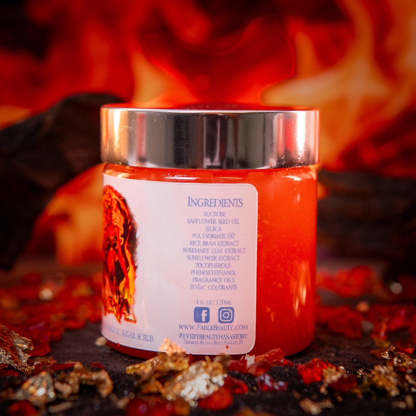 Pyra - Magical Sugar Scrub - Smooth Palo Santo, Invigorating Mandarin, Coconut Shavings