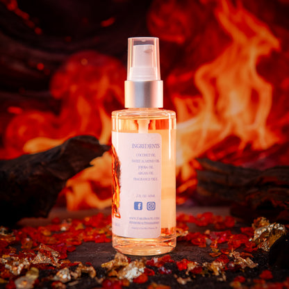 Pyra - Shave Oil Serum - Smooth Palo Santo, Invigorating Mandarin, Coconut Shavings