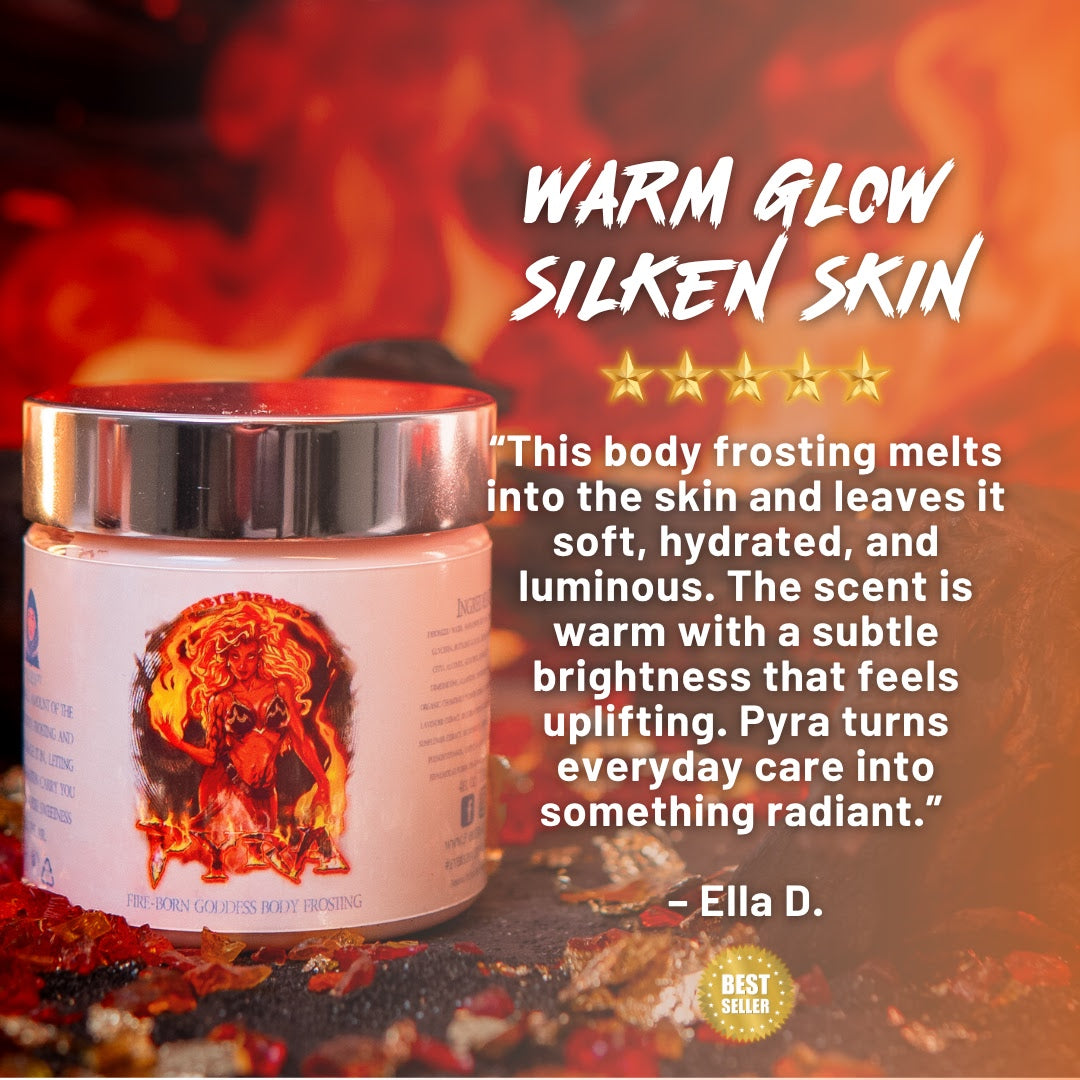 Pyra - Body Frosting - Smooth Palo Santo, Invigorating Mandarin, Coconut Shavings