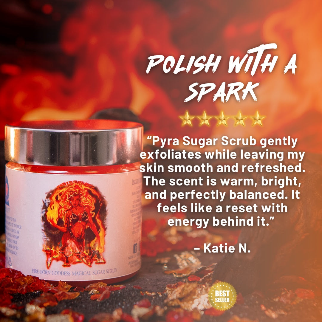 Pyra - Polish & Pamper Duo - Smooth Palo Santo, Invigorating Mandarin, Coconut Shavings