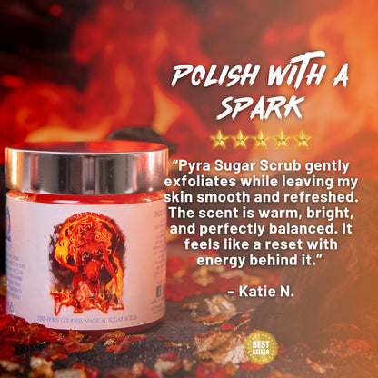 Pyra - Polish & Pamper Duo - Smooth Palo Santo, Invigorating Mandarin, Coconut Shavings