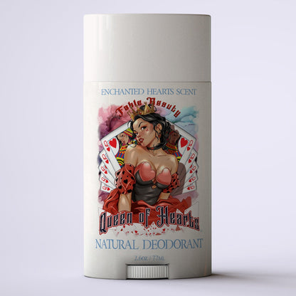 Queen Of Hearts - Natural Deodorant - Roses, Musk, and Ripe Peaches