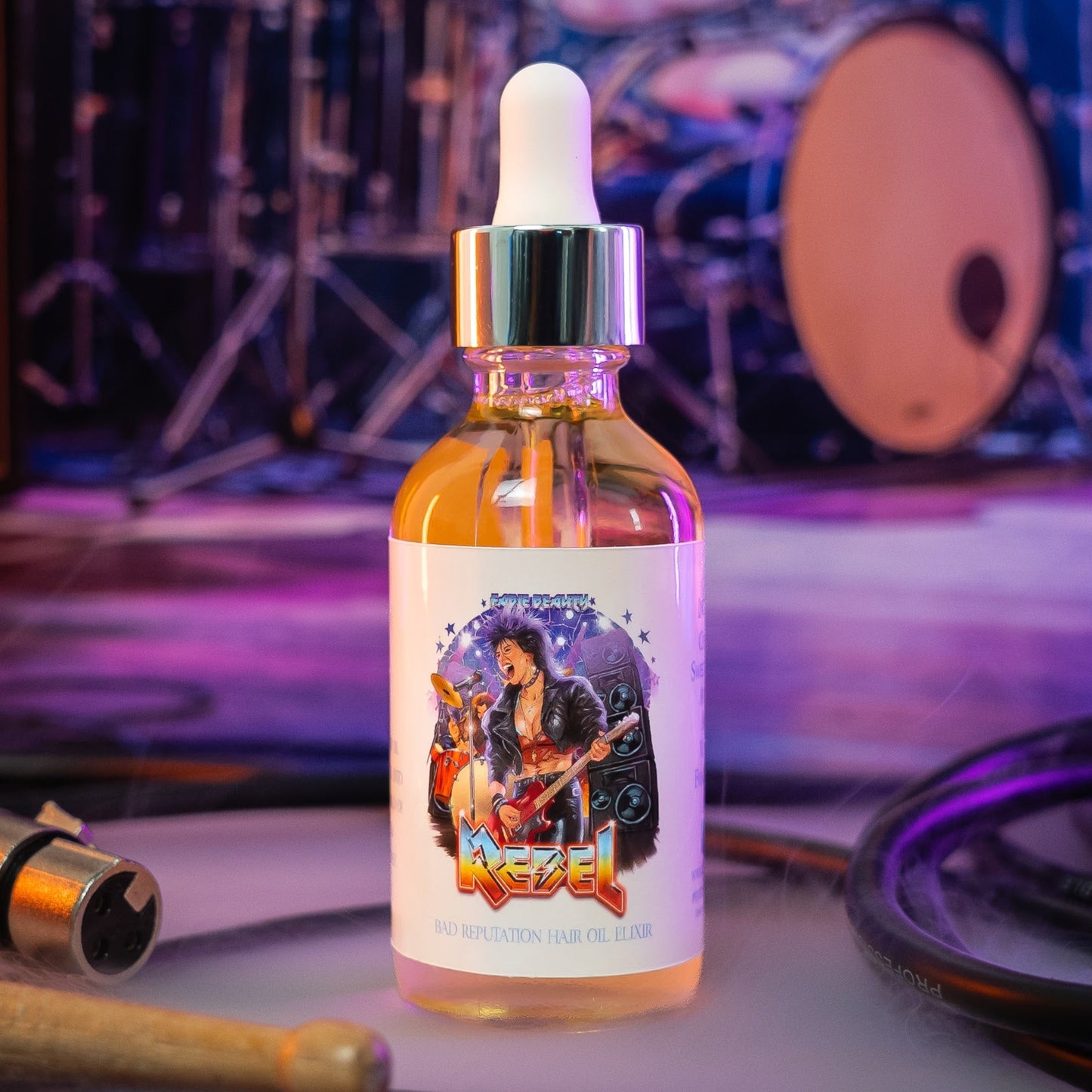 Rebel - Hair Oil Elixir - Dark Spiced Cola, Midnight Cherry, Velvet Whiskey