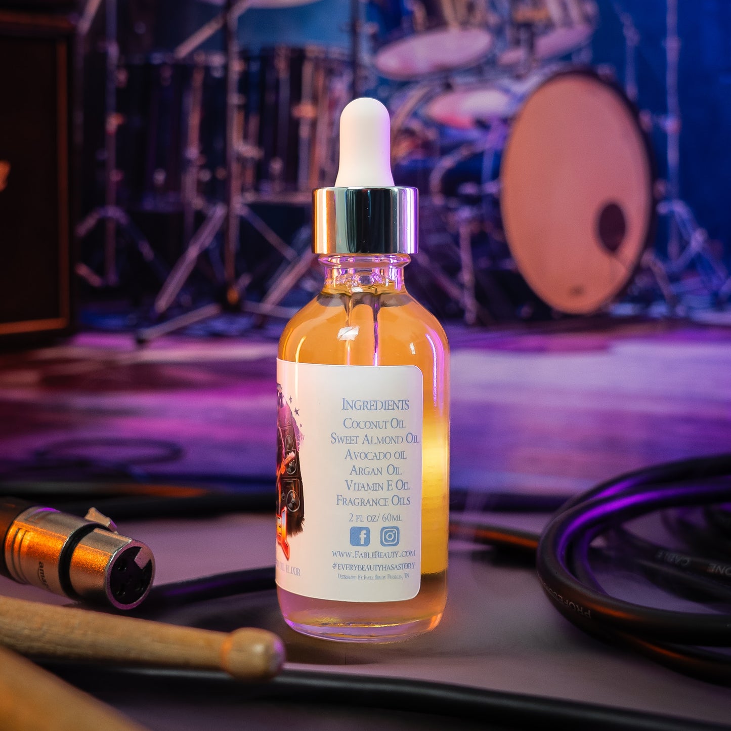 Rebel - Hair Oil Elixir - Dark Spiced Cola, Midnight Cherry, Velvet Whiskey