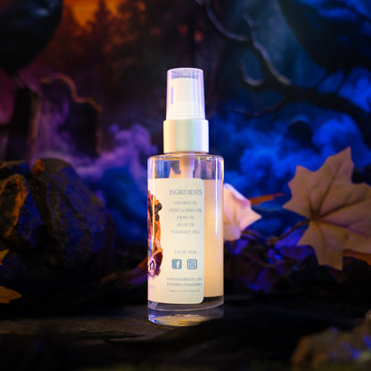 Raven - Shave Oil Serum - Fresh Gingerbread, Bourbon Soaked Vanilla, Sugary Icing