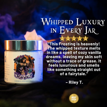 Raven - Body Frosting - Fresh Gingerbread, Bourbon Soaked Vanilla, Sugary Icing