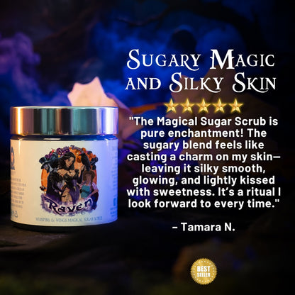 Raven - Magical Sugar Scrub - Fresh Gingerbread, Bourbon Soaked Vanilla, Sugary Icing