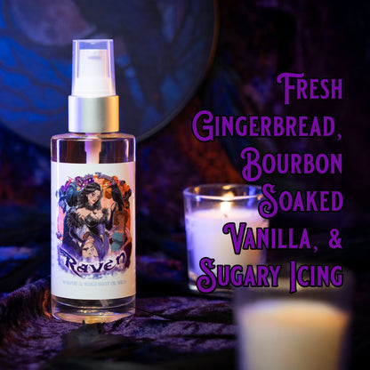 Raven - Shave Oil Serum - Fresh Gingerbread, Bourbon Soaked Vanilla, Sugary Icing