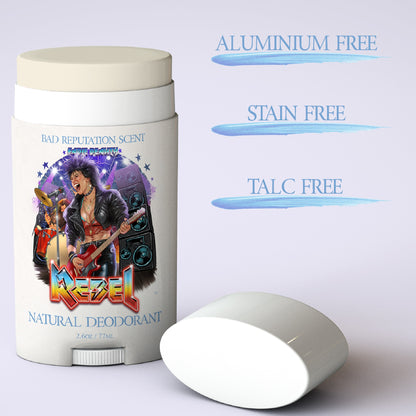 Rebel - Natural Deodorant - Dark Spiced Cola, Midnight Cherry, Velvet Whiskey