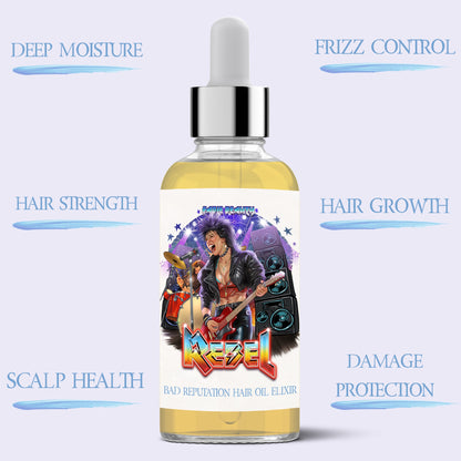 Rebel - Hair Oil Elixir - Dark Spiced Cola, Midnight Cherry, Velvet Whiskey