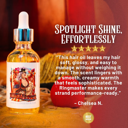 Ringmaster - Hair Oil Elixir - Spiced Cappuccino, Fresh Tiramisu, Irish Cream