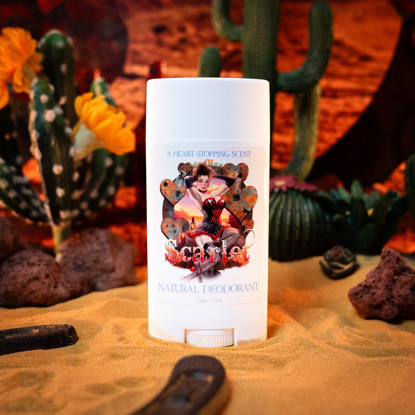 Scarlet - Natural Deodorant - Whiskey Barrels, Maraschino Cherry, Orange Zest