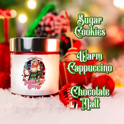 Santa's Lil' Helper - Magical Sugar Scrub - Sugar Cookies, Warm Cappuccino, & Chocolate Malt