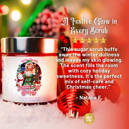 Santa's Lil' Helper - Magical Sugar Scrub - Sugar Cookies, Warm Cappuccino, & Chocolate Malt