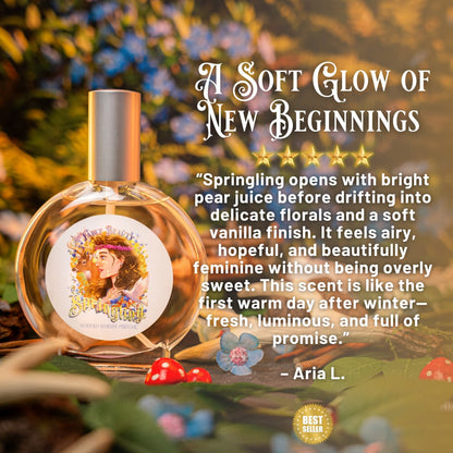 Springling - Perfume - Pear Juice, Ethereal Blossoms, Vanilla Whisper
