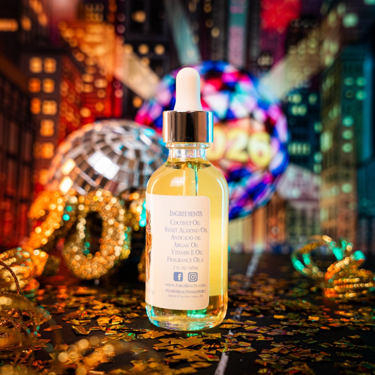 Starfall - Hair Oil Elixir - Vanilla Tonka, Whipped Cocoa Butter, Sugared Citrus