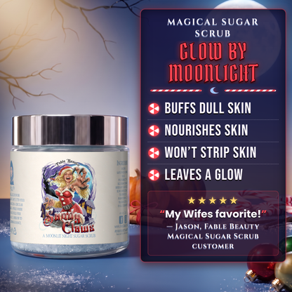 Sandy Claws - Magical Sugar Scrub - Warm Pumpkin Spice, Creamy Peppermint, Cozy Warm Vanilla
