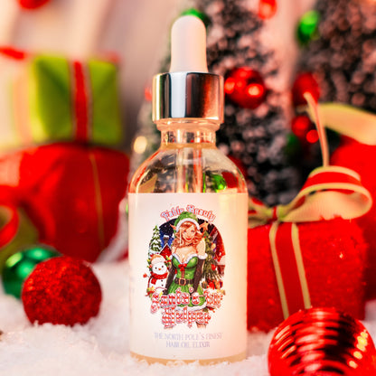 Santa's Lil' Helper - Hair Oil Elixir - Sugar Cookies, Warm Cappuccino, & Chocolate Malt