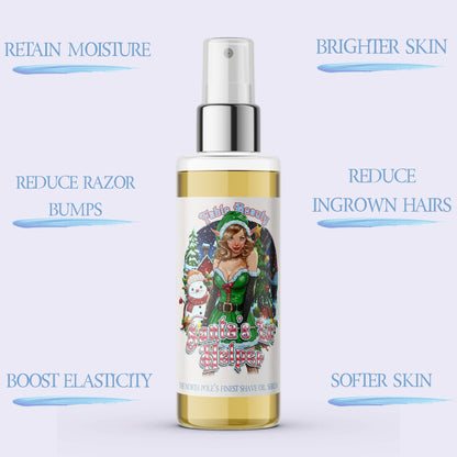 Santa's Lil' Helper - Shave Oil Serum - Sugar Cookies, Warm Cappuccino, & Chocolate Malt