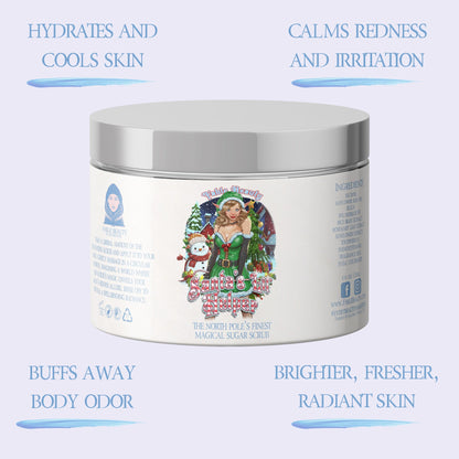 Santa's Lil' Helper - Magical Sugar Scrub - Sugar Cookies, Warm Cappuccino, & Chocolate Malt