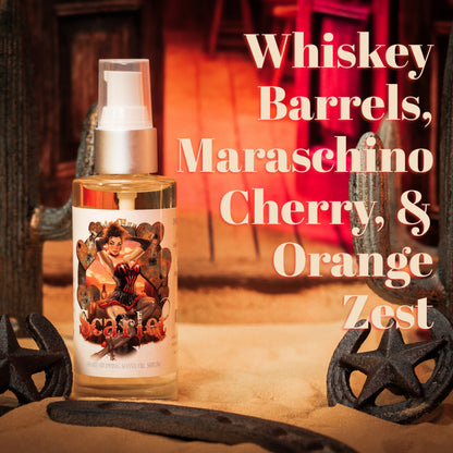 Scarlet - Shave Oil Serum - Whiskey Barrels, Maraschino Cherry, Orange Zest