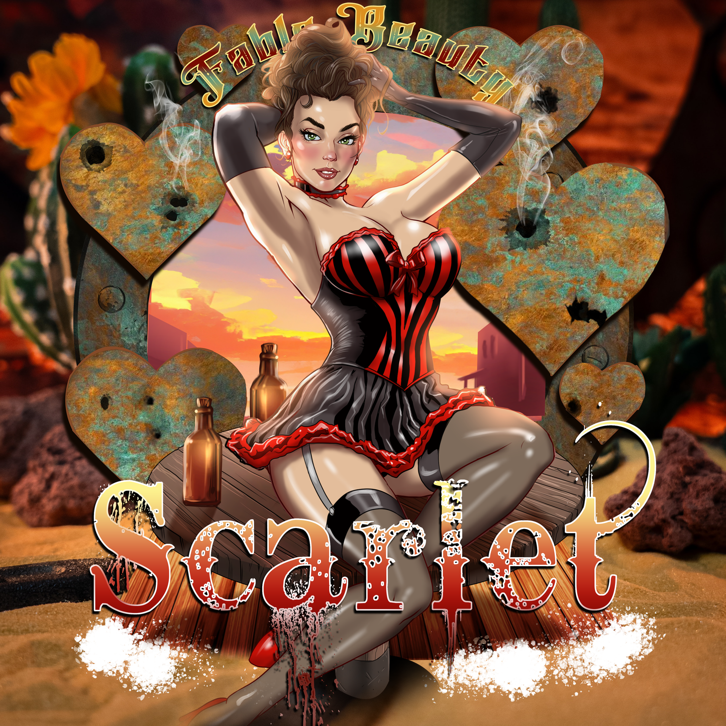 Scarlet - Polish & Pamper Duo - Whiskey Barrels, Maraschino Cherry, Orange Zest