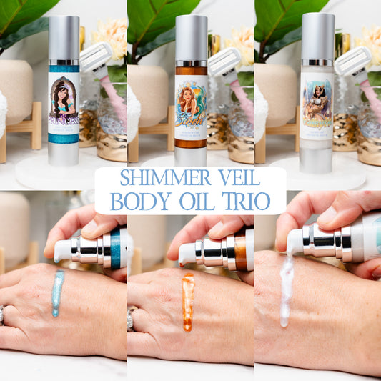 Shimmer Veil Body Oil - Trio