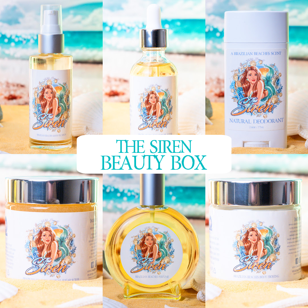 The Siren - Beauty Box - Brazilian Beaches, Pistachio Almond, Jasmine Petals, and Sandalwood