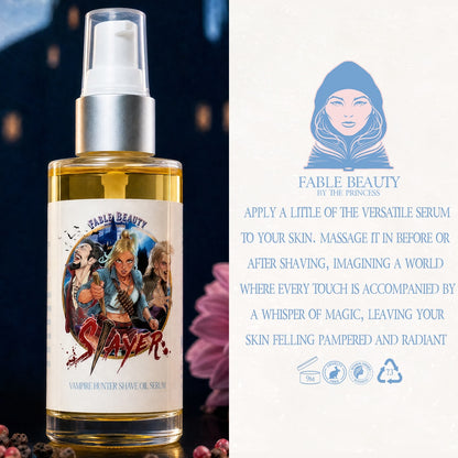 Slayer - Shave Oil Serum - Blood-Kissed Dahlia, Piercing Pink Pepper, Decadent Almond Cream